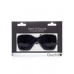 Shiny Eyemask for Naughty Pleasure - Black