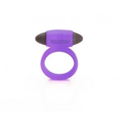 Vibrating Super Soft C-ring - Purple 